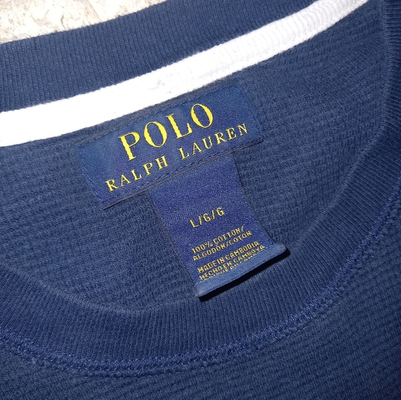Polo Waffle Long Sleeve - Picture 3 of 3